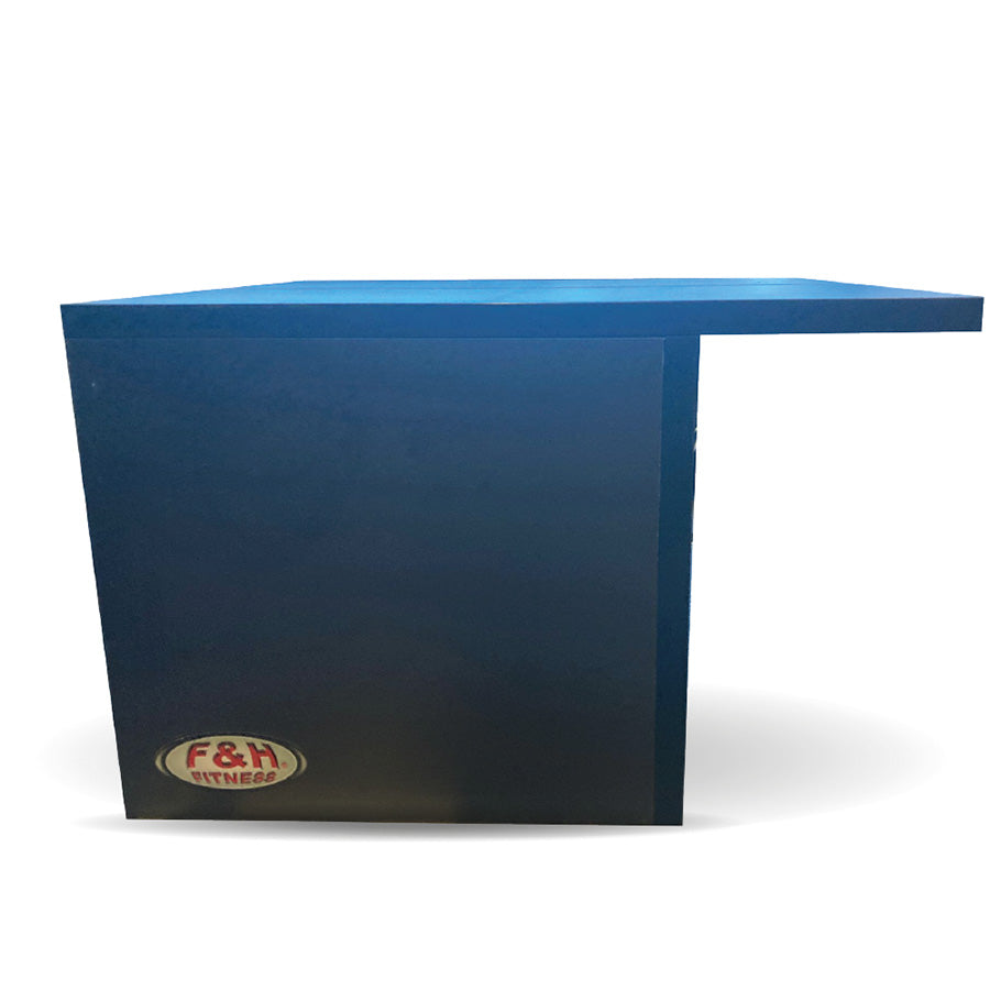 Cajón de madera para pruebas de flexibilidad corporal F&H Fitness®